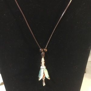 Jewelry, Hummingbird boho necklace